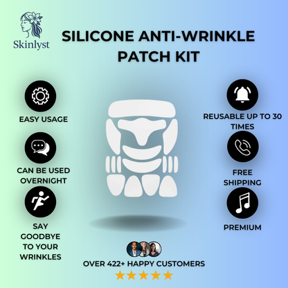 Silicone Anti-Wrinkle Patch Kit, Large (Stretch Marks) and Small (Face)