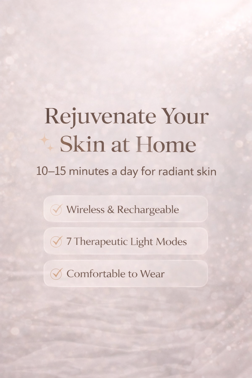 Wireless LED Light Therapy Mask – Easy To Use 7 Color Device For Multiple Skin Concerns